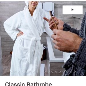 Snowe terry bath robe